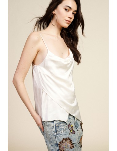 Top Asimmetrico Con Drappeggio E Spalline Sottili Dixie - Vestiti F...