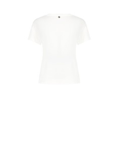 T-shirt regular em algodão com estampa de menina e strass Rinascimento 2