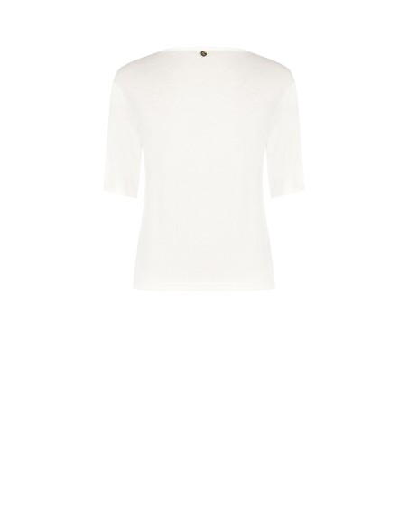 T-shirt regular em viscose ultraleve Rinascimento