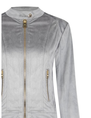 Colete sem mangas em pele sintética tipo camurça Rinascimento