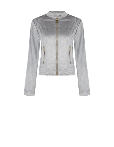 Colete em pele sintética com efeito camurça Rinascimento