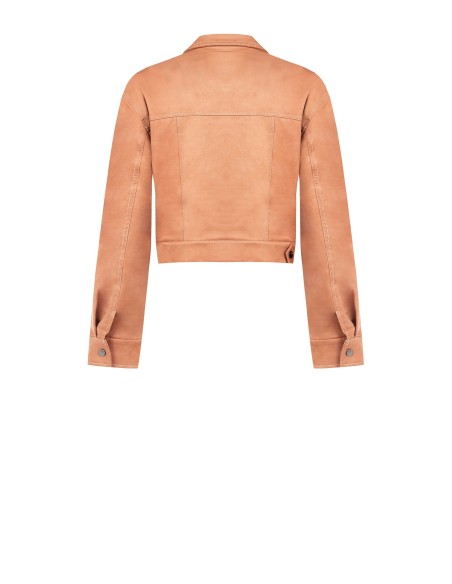 Casaco em pele sintética camurça Rinascimento