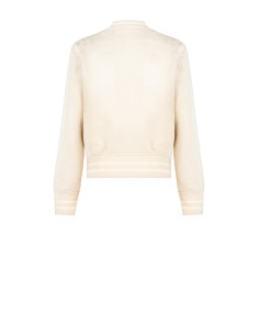 Casaco bomber em pele sintética camurçada Rinascimento 2