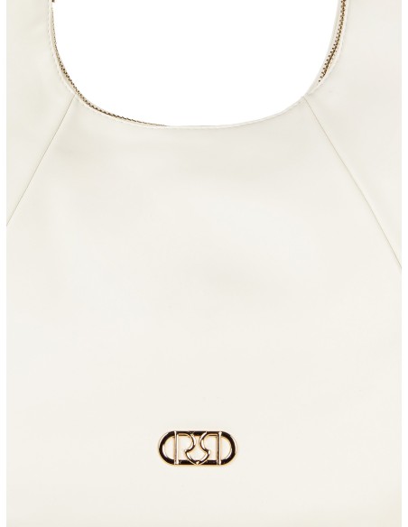 Bolsa De Ombro Meia-Lua Em Pele Sintética Com Alça Ajustável E Removível Rinascimento