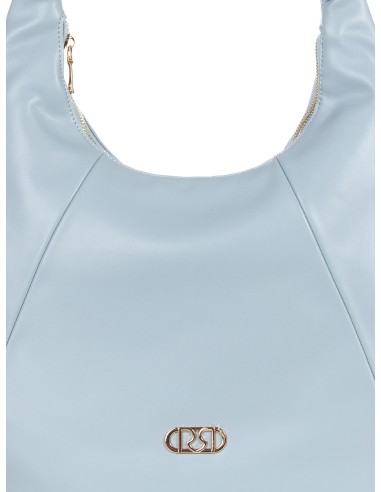 Bolsa de ombro em forma de lua em pele sintética com alça regulável e removível Rinascimento