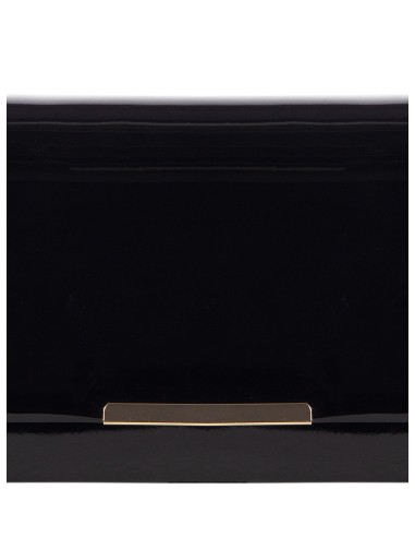 Bolsa de ombro compacta em verniz brilhante Rinascimento