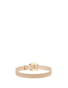 Cinto Rígido Em Pele Sintética Com Maxi Fivela Martelada Rinascimento 2