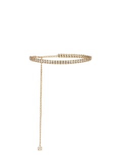 Cinto Jóia Ajustável Com Cristais Cabochon Rinascimento 2