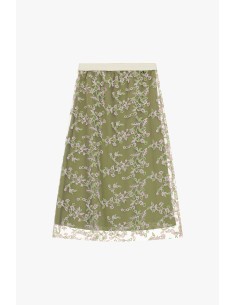 Gonna Midi Con Ricamo Floreale Trasparente Dixie - Vestiti Firmati ... 2