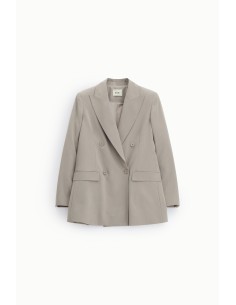 Blazer de Abotoamento Duplo com Bolsos de Aba Dixie 2