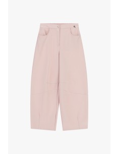 Pantaloni Palazzo Cropped Con Tasche Arrotondate Dixie - Vestiti Fi...