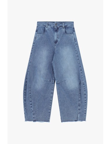 Jeans Balloon Fit com bainha cortada à vivo Dixie