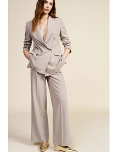 Trousers A Gamba Ampia Vita Alta Tasche Laterali Dixie - Vestiti Fi...