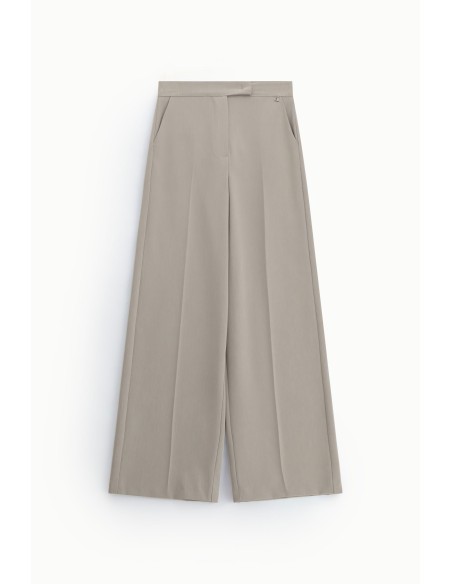 Trousers A Gamba Ampia Vita Alta Tasche Laterali Dixie - Vestiti Fi...