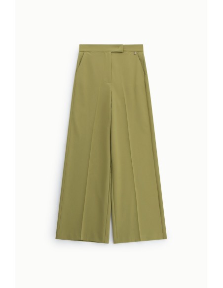 Trousers A Gamba Ampia Vita Alta Tasche Laterali Dixie - Vestiti Fi...