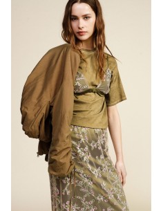 T-Shirt Maniche Corte Con Dettagli Ricamati Dixie - Vestiti Firmati...