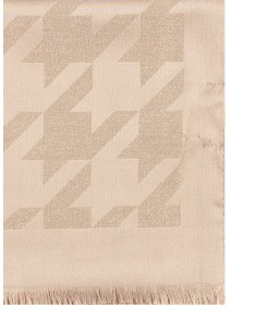 Sciarpa Leggera In Pied De Poule Con Filato In Lurex Effetto Glitte... 2