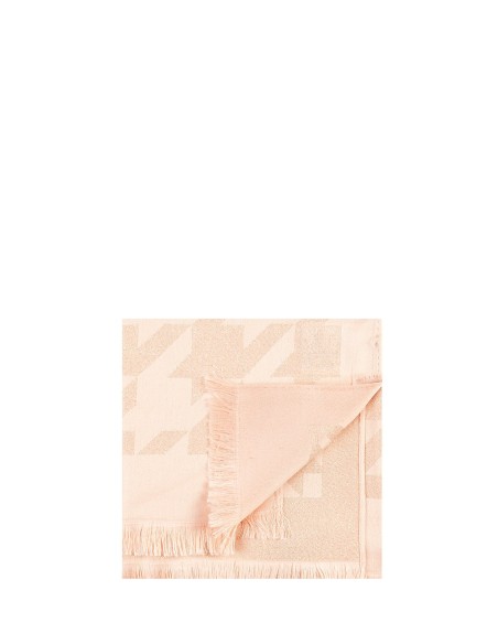 Sciarpa Leggera In Pied De Poule Con Filato In Lurex Effetto Glitte...