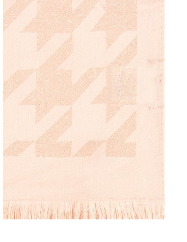 Sciarpa Leggera In Pied De Poule Con Filato In Lurex Effetto Glitte...