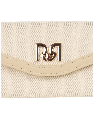 Portafoglio In Tela Con Contorni In Similpelle E Logo Rr Rinascimen...