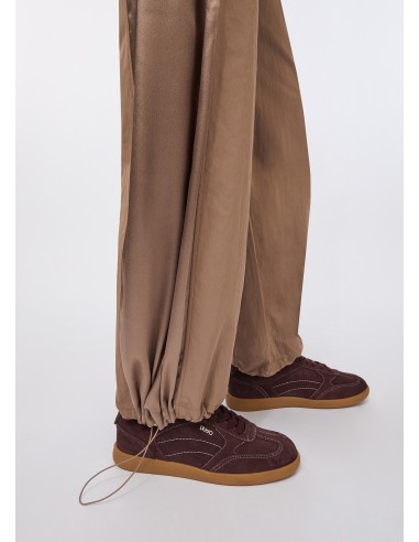 Calças Jogging em Nylon e Cetim Liu Jo
