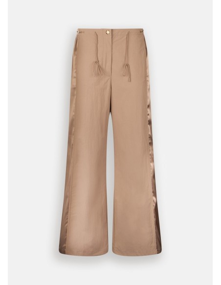 Calças Jogging em Nylon e Raso Liu Jo
