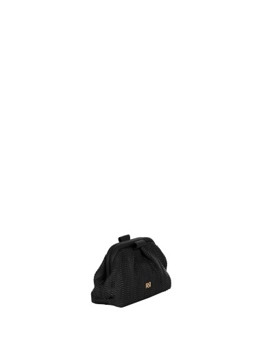 Clutch Entrelaçada Efeito Palha Com Alça de Corrente Removível Rinascimento
