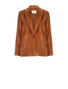 Blazer Oversize Em Veludo Cotelê Com Fendas Laterais Rinascimento - Vestiti Firmati Life Smiles 2