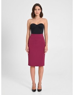 Saia Lápis Midi Em Tecido Técnico Rinascimento - Vestiti Firmati Life Smiles 2