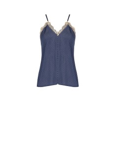 Top Sfiancato In Misto Viscosa Effetto Leggermente Stropicciato Con...