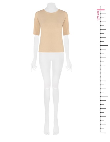 T-shirt regular em viscose ultraleve Rinascimento