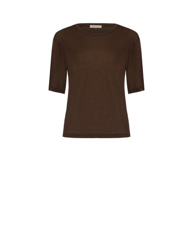 T-shirt regular em viscose ultraleve Rinascimento