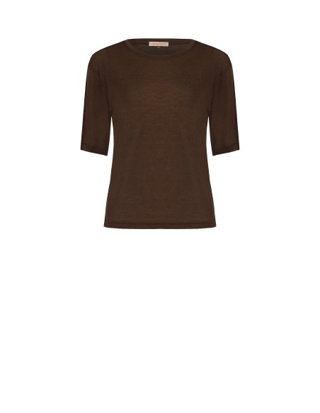 T-shirt regular em viscose ultraleve Rinascimento