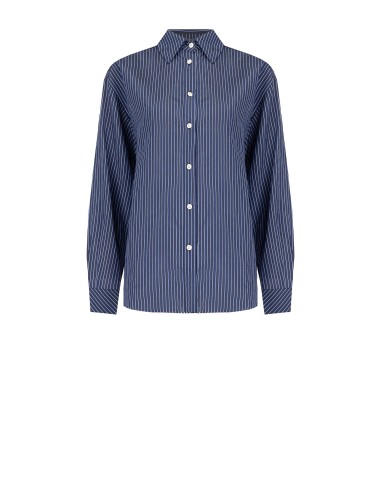 Blusa Fluida em Mistura de Viscose com Efeito Ligeiramente Amarrotado Rinascimento