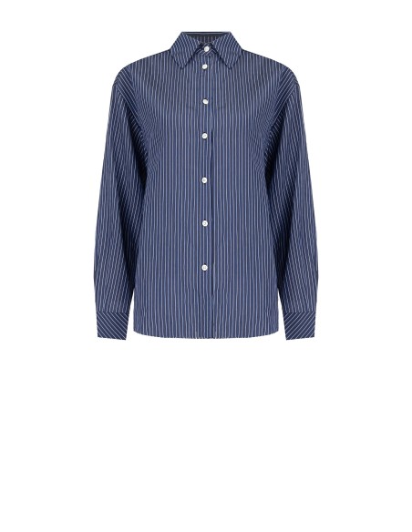 Blusa Fluida em Mistura de Viscose com Efeito Ligeiramente Amarrotado Rinascimento