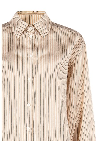 Camisa Fluida Em Mistura de Viscose Efeito Ligeiramente Amarrotado Rinascimento