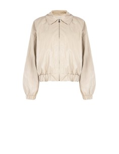 Giubbotto Bomber In Similpelle Effetto Leggermente Stropicciato Rin... 2