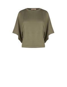 Felpa Over Corta In Misto Viscosa Rinascimento - Vestiti Firmati Li...