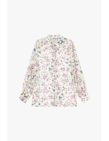 Camisa com estampado floral e mangas compridas Dixie
