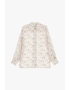 Camisa Estampa Floral, Gola Clássica, Mangas Compridas Dixie 2