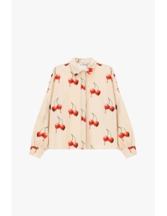 Camisa com estampado de cerejas e mangas compridas Dixie 2