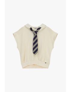 Sweatshirt com capuz e laço decorativo Dixie 2