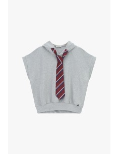 Sweatshirt com capuz e laço decorativo Dixie 2