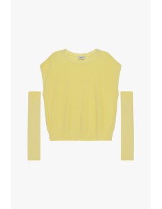 Top Sem Mangas Com Ombros Largos E Mangas Destacáveis Dixie