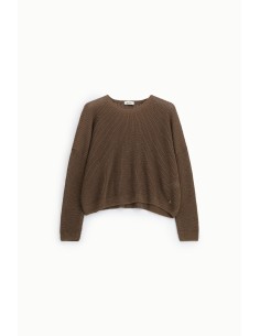 Camisola Gola Redonda Malha Larga Corte Descontraído Dixie 2