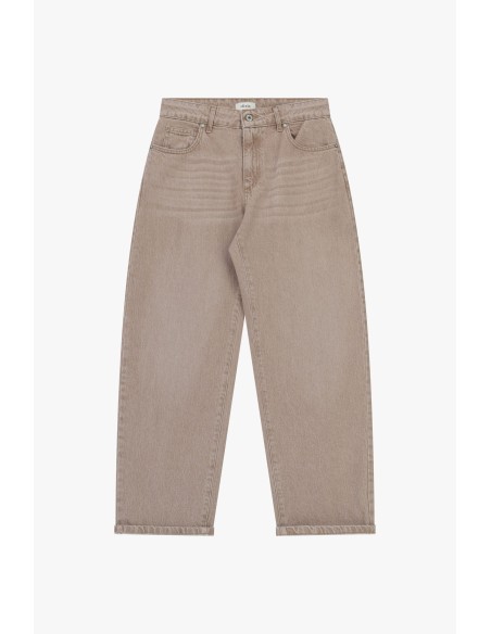 Jeans Balloon Fit com Cintura Alta e Corte Reto Dixie