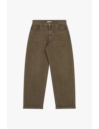 Jeans Balloon Fit com Cintura Alta e Barra Direita Dixie