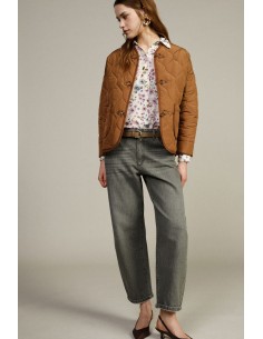 Jeans balloon fit com cintura alta e perna reta Dixie