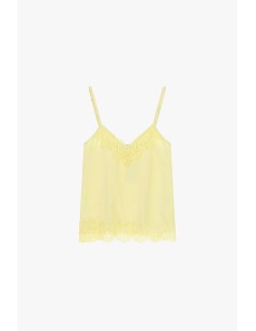 Top com alças finas e renda decorativa Dixie 2