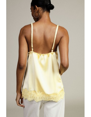 Top Alças Finas E Renda Decorativa Dixie